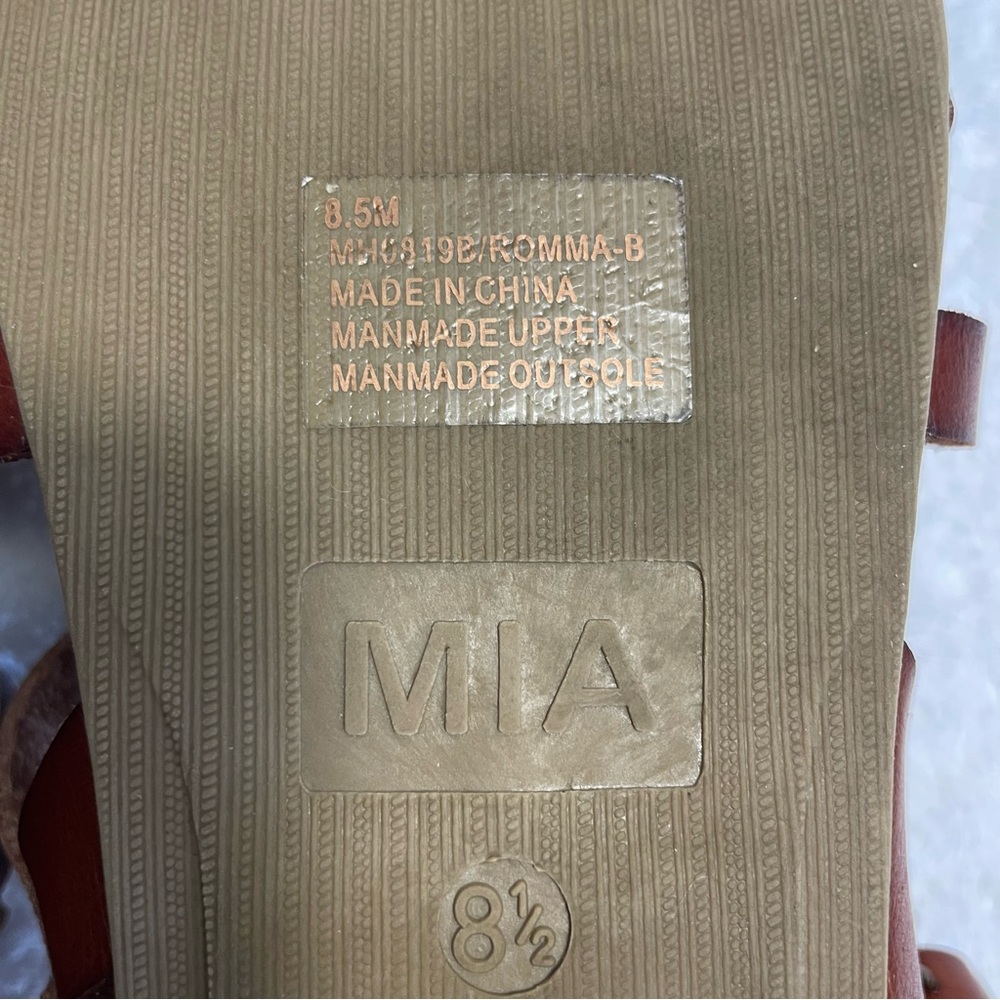 MIA Romma Sandals Cognac Brown Color - Picture 9 of 9